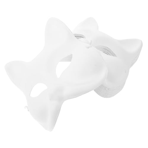 Gatuida 12Stücke DIY Fuchsmaske Handbemalte Maske für Maskerade Party Halloween Weiße Papiermaske Gestalten Leicht Tragbar Gatuida 12Stücke DIY Fuchsmaske Handbemalte Maske für Maskerade Party Halloween Weiße Papiermaske Gestalten Leicht Tragbar von Gatuida