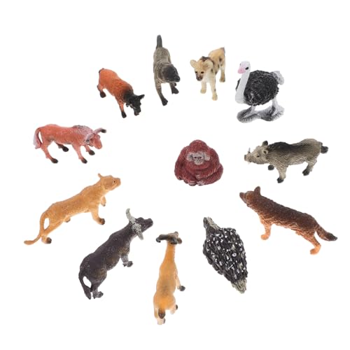 Gatuida 12Stücke Teiliges Wildtiere Figuren Realistische Afrikanische Tiermodelle aus Robustem für Dekoration und Lernen Gatuida 12Stücke Teiliges Wildtiere Figuren Realistische Afrikanische Tiermodelle aus Robustem für Dekoration und Lernen von Gatuida