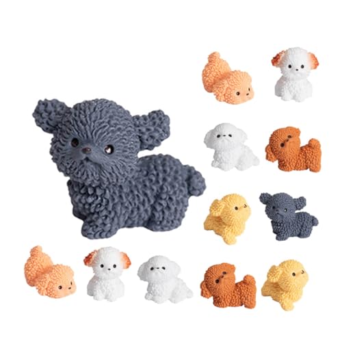 Gatuida 12pcs Miniaturharz Hunde Mini Welpe Tierfiguren Kuchen Topper Mikrolandschaft Ornament Für Home Office Schreibtisch Gartendekoration Gatuida 12pcs Miniaturharz Hunde Mini Welpe Tierfiguren Kuchen Topper Mikrolandschaft Ornament Für Home Office Schreibtisch Gartendekoration von Gatuida