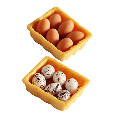 Gatuida 14 Stück Miniatur Ei Modell Set Teiliges Mini Ei Set mit Eierablage für Mikro Landschaften und Rollenspiele Dekoration für Puppenhäuser und Kreative Spielwelten Gatuida 14 Stück Miniatur Ei Modell Set Teiliges Mini Ei Set mit Eierablage für Mikro Landschaften und Rollenspiele Dekoration für Puppenhäuser und Kreative Spielwelten von Gatuida
