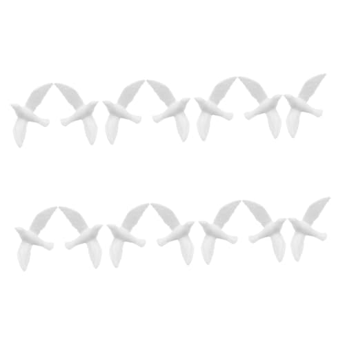 Gatuida 14 Stück Teiliges Miniatur Tauben aus Harz Realistische Weiße Vogel Figuren Detailreiche Mini Figuren für Puppenhäuser Moos Dekoration Mikrolandschaften und Bastelprojekte Gatuida 14 Stück Teiliges Miniatur Tauben aus Harz Realistische Weiße Vogel Figuren Detailreiche Mini Figuren für Puppenhäuser Moos Dekoration Mikrolandschaften und Bastelprojekte von Gatuida