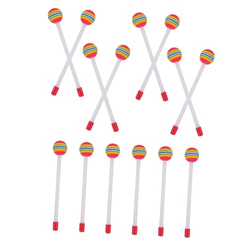 Gatuida 14 Stück Teiliges Regenbogen Percussion Lollipop Drumsticks aus Weichem Eva Kinderfreundliche Orff Instrumente für Musikalische Früherziehung Leicht Sicher und Rhythmusfördernd Gatuida 14 Stück Teiliges Regenbogen Percussion Lollipop Drumsticks aus Weichem Eva Kinderfreundliche Orff Instrumente für Musikalische Früherziehung Leicht Sicher und Rhythmusfördernd von Gatuida
