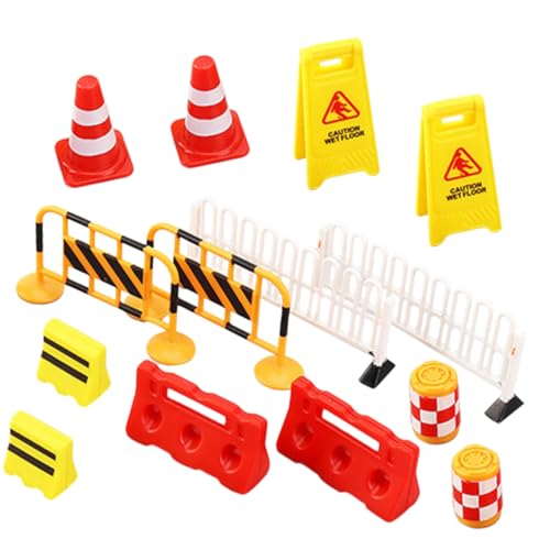 Gatuida 14 Stück Verkehrszeichen Spielset für Teiliges Verkehrsbarrikaden Realistische Straßenschilder zum Rollenspiel Pädagogisches für Jungen und Mädchen für Kreative Lernspiele Gatuida 14 Stück Verkehrszeichen Spielset für Teiliges Verkehrsbarrikaden Realistische Straßenschilder zum Rollenspiel Pädagogisches für Jungen und Mädchen für Kreative Lernspiele von Gatuida