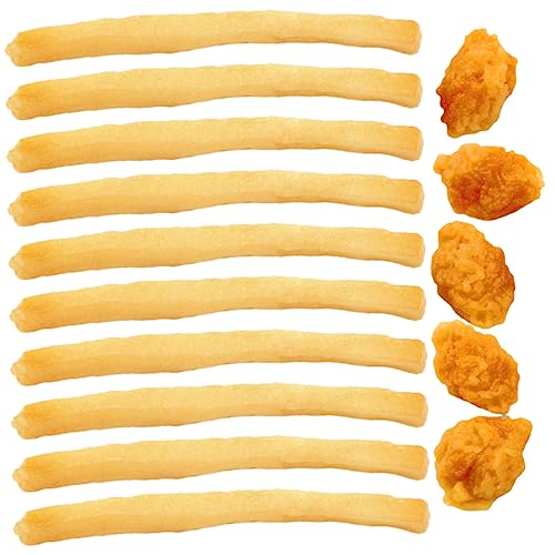 Gatuida 15 Stück Pommes-Modell Realitätsnah Lebensmittelattrappe Stellen Sie Sich vor, Pommes Frites zu Essen Mini-Pommes Frites Modelle realistisches Spielfutter gefälschte Pommes Frites Gatuida 15 Stück Pommes-Modell Realitätsnah Lebensmittelattrappe Stellen Sie Sich vor, Pommes Frites zu Essen Mini-Pommes Frites Modelle realistisches Spielfutter gefälschte Pommes Frites von Gatuida