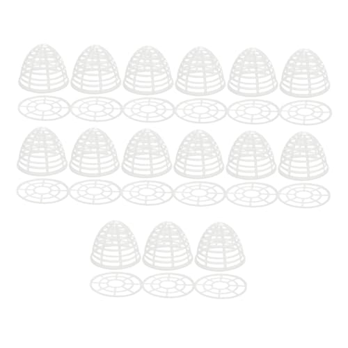 Gatuida 15 Stück Teiliges Puppenrock Unterstützungsset Kunststoff Doll Dress Pannier mit Sockel DIY Puppenkleiderständer für Hochzeits Ball und Cosplay Kleider von Gatuida