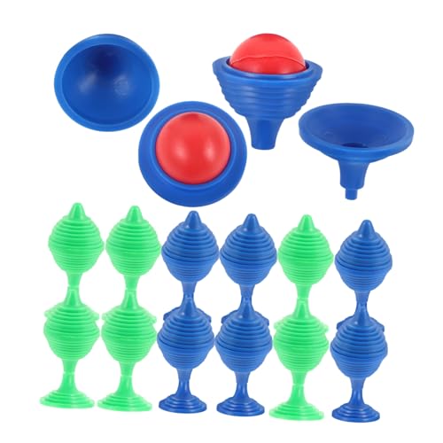 Gatuida 15 Stück - Und Mondbecher -magiespielzeug Trickbecher Requisiten Schließen Tassen u Tricks-stütze Tricks Gimmick Requisiten Lustig Party Erwachsene Plastik Zufällige Farbe von Gatuida