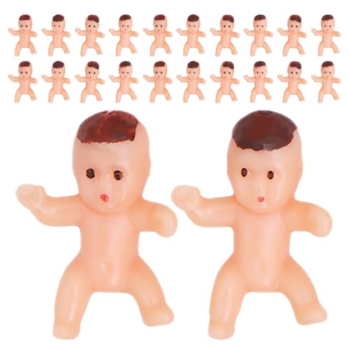 Gatuida 150 Stück Mini-Babys aus Kunststoff – Winzige Babyfiguren aus Kunststoff – Partyzubehör – Eiswürfelspiel-Partydekoration – Tischdekoration für Babypartys Gatuida 150 Stück Mini-Babys aus Kunststoff – Winzige Babyfiguren aus Kunststoff – Partyzubehör – Eiswürfelspiel-Partydekoration – Tischdekoration für Babypartys von Gatuida