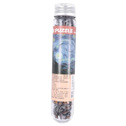 Gatuida 150 Stück Teiliges Mini Puzzle Set Kreatives Puzzle im Reagenzglas für Erwachsene mit Sternenhimmel für Spaß und Entspannung von Gatuida