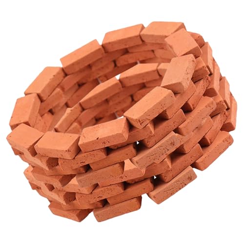 Gatuida 150 Stück Teiliges Miniatur Ziegelsteine DIY Mini Bausteine aus Hochwertigem für Sandtisch Modellbau Gartenwand Dekoration Puppenhaus Zubehör Gatuida 150 Stück Teiliges Miniatur Ziegelsteine DIY Mini Bausteine aus Hochwertigem für Sandtisch Modellbau Gartenwand Dekoration Puppenhaus Zubehör von Gatuida