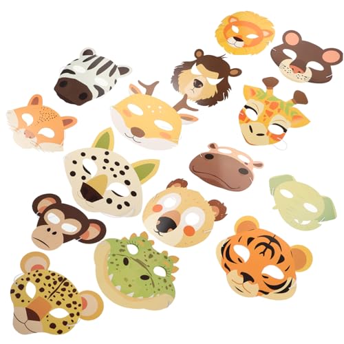 Gatuida 15Stücke Tierkopfmasken für Lustige Partymasken Kreative Halloween Accessoires für Gruppenaktivitäten Fördert Fantasie und Geschichtenerzählen Gatuida 15Stücke Tierkopfmasken für Lustige Partymasken Kreative Halloween Accessoires für Gruppenaktivitäten Fördert Fantasie und Geschichtenerzählen von Gatuida