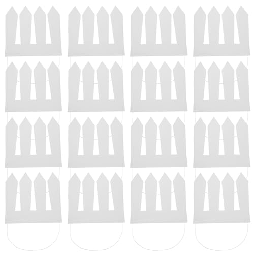 Gatuida 16 Stück Blanko-Kartonschilde, bemalbare Ritterrüstungs-Accessoires, Rollenspiel, mittelalterliches Spielzeug für Halloween-Kostüm, Party, Gastgeschenk, Basteln von Gatuida