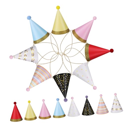 Gatuida 16 Stück Pom Pom Papierhüte für Erwachsene Wiederverwendbare Dekoration für Fröhliche Feierlichkeiten Gatuida 16 Stück Pom Pom Papierhüte für Erwachsene Wiederverwendbare Dekoration für Fröhliche Feierlichkeiten von Gatuida