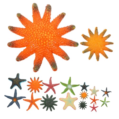 Gatuida 16 Stück Teiliges Meerestier aus TPR Realistische Seeigel Figuren in Zwei Dekorative Meeresstern Deko für Kinderzimmer Aquarium Schwimmbad und Fotorequisiten Gatuida 16 Stück Teiliges Meerestier aus TPR Realistische Seeigel Figuren in Zwei Dekorative Meeresstern Deko für Kinderzimmer Aquarium Schwimmbad und Fotorequisiten von Gatuida