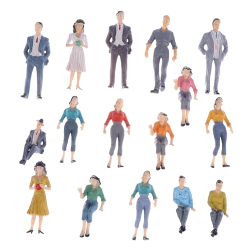 Gatuida 16 Stück Kleiner Menschen Figuren Farbige Menschen für Modellbau Architektur Schulprojekte Miniaturfiguren für Mikrolandschaften Gatuida 16 Stück Kleiner Menschen Figuren Farbige Menschen für Modellbau Architektur Schulprojekte Miniaturfiguren für Mikrolandschaften von Gatuida