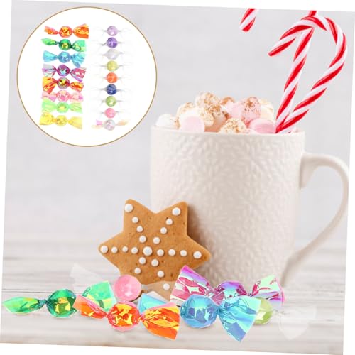Gatuida 17 Stück Fake Candy Deko Farbenfrohe Mini Süßigkeiten für Party Hochzeit Wohnraum Büro Auto und Event Dekoration von Gatuida