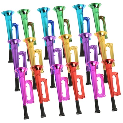 Gatuida 18 Stück Mini Trompeten Bunte Horn Musikinstrumente für Partys und Events Leichte Plastik Trompeten für Spiele und Feiern Gatuida 18 Stück Mini Trompeten Bunte Horn Musikinstrumente für Partys und Events Leichte Plastik Trompeten für Spiele und Feiern von Gatuida