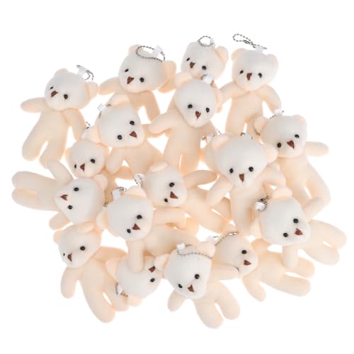 Gatuida 18 Stück Teiliges Anhänger Weiche Plüsch bärchen Kleine Cartoon Kuscheltier Dekoration Vielseitige Schlüsselanhänger und Rucksack Charms Flauschige Taschenanhänger von Gatuida