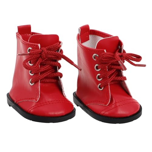 Gatuida 1Paar PU Lederschuhe für Puppen Stilvolle Puppenstiefel Modeaccessoires für Puppen Trendige Puppenstiefel Langlebig und Pflegeleicht Gatuida 1Paar PU Lederschuhe für Puppen Stilvolle Puppenstiefel Modeaccessoires für Puppen Trendige Puppenstiefel Langlebig und Pflegeleicht von Gatuida