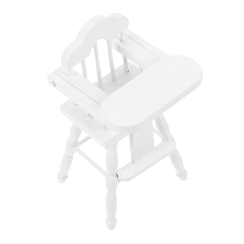 Gatuida 1Pc Mini Esszimmerstuhl Möbel Puppenhaus Dekorationen Miniaturstuhl Für Puppenhaus Miniaturstühle Für Puppenhaus Weiße Birke von Gatuida