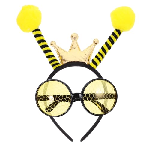 Gatuida 1Satz Bienen Brillen Stirnband Set für Kostümpartys Lustige Cartoon Sonnenbrille und Haarband für Halloween Karneval Geburtstagsfeiern und Cosplay Einzigartiges Gatuida 1Satz Bienen Brillen Stirnband Set für Kostümpartys Lustige Cartoon Sonnenbrille und Haarband für Halloween Karneval Geburtstagsfeiern und Cosplay Einzigartiges von Gatuida