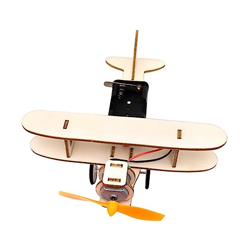 Gatuida 1Satz DIY Holzflugzeug Modellbausatz Experimentier aus Hochwertigem Holz für Kreative Bildung und Lernen von Gatuida