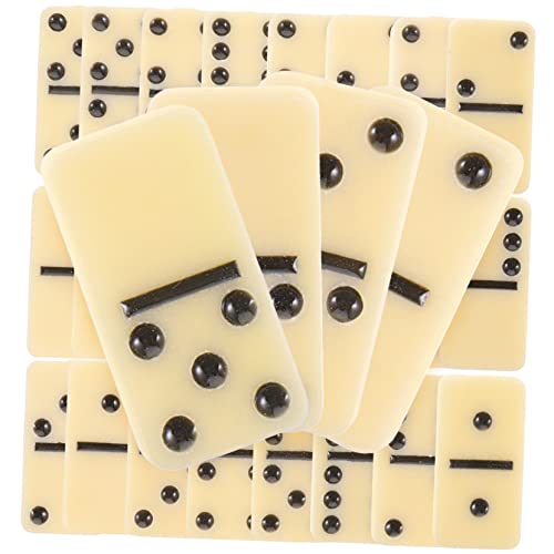 Gatuida 1Satz Domino Set Klassisches Brettspiel für Erwachsene für Partys und Familienunterhaltung Hochwertige Dominoblöcke aus Strapazierfähigem Material von Gatuida