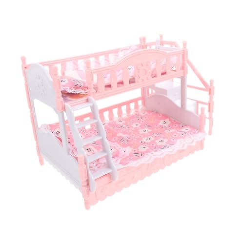 Gatuida 1Satz Doppelschicht Puppenhaus Bett Set Miniaturmöbel für Puppen Puppenbett mit Bettwäsche Sets Dekoratives Zubehör für Kreatives Rollenspiel für Kleine Puppenhäuser Gatuida 1Satz Doppelschicht Puppenhaus Bett Set Miniaturmöbel für Puppen Puppenbett mit Bettwäsche Sets Dekoratives Zubehör für Kreatives Rollenspiel für Kleine Puppenhäuser von Gatuida