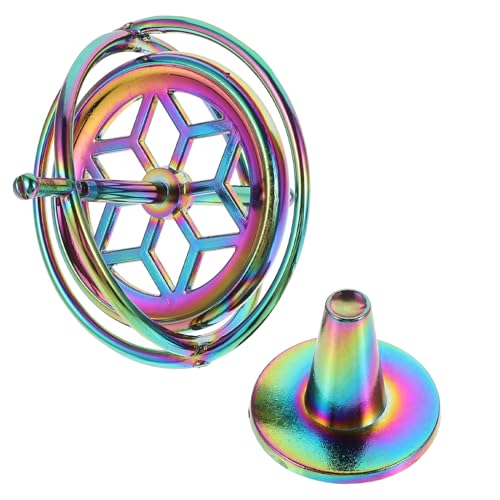 Gatuida 1Satz Fingertip Gyroskop Schwerkraft Dekompressionsspielzeug für zum Stressabbau Physikinteresse Upgrade Version von Gatuida