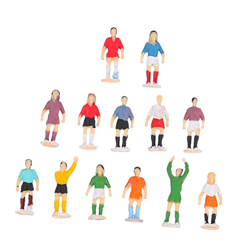 Gatuida 1Satz Fußballspieler Figuren Dekorative Sportfiguren Robustem Hochwertige Langlebige für Wohnraumgestaltung von Gatuida