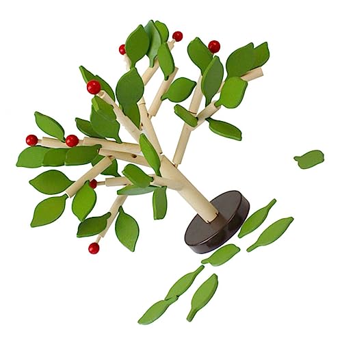 Gatuida 1Satz Holzbaum Puzzle Abnehmbares DIY Baumrätsel für Bildungsspielzeug aus Hochwertigem Holz für Kreative Spielstunden Fördert Geschicklichkeit und Konzentration von Gatuida