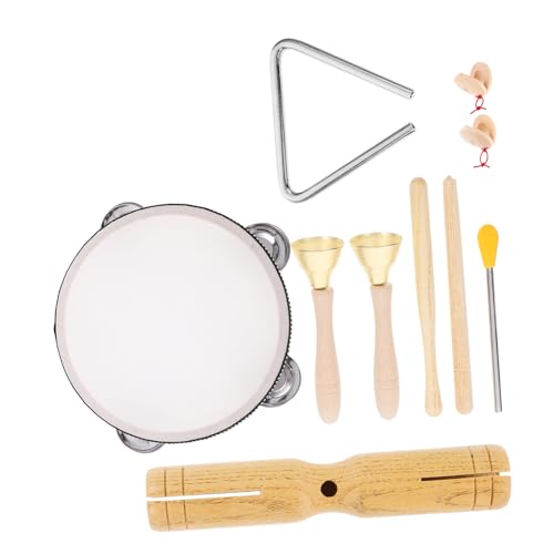 Gatuida 1Satz Holzspielzeug Musikinstrumente für Kleinkinder Teiliges Schlaginstrumente Langlebig und Klarer für Jahren Fördert Musikalisches Interesse von Gatuida