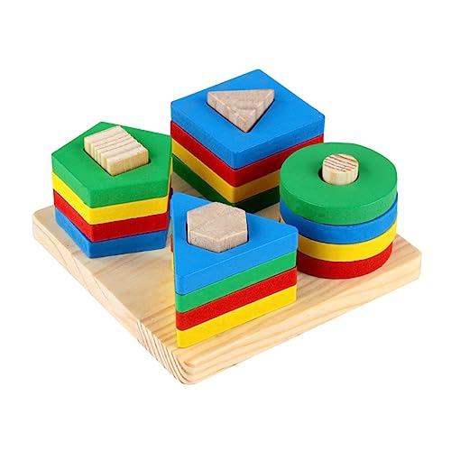Gatuida 1Satz Holzspielzeug für Geometrische Formen Montessori Lernelemente Fördert und Hand Auge Koordination für Frühes Lernen und Kreatives Gatuida 1Satz Holzspielzeug für Geometrische Formen Montessori Lernelemente Fördert und Hand Auge Koordination für Frühes Lernen und Kreatives von Gatuida