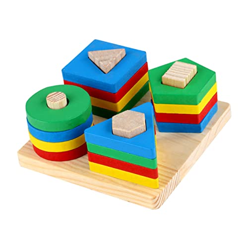 Gatuida 1Satz Holzspielzeug für Geometrisches Formen Lernspielzeug Kognitiven Fähigkeiten für Jungen und Ab Jahr Erkenntnisfördernd und Kreativ Gatuida 1Satz Holzspielzeug für Geometrisches Formen Lernspielzeug Kognitiven Fähigkeiten für Jungen und Ab Jahr Erkenntnisfördernd und Kreativ von Gatuida