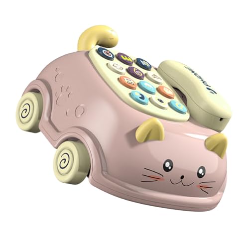 Gatuida 1Satz Imitation Telefon für Kleinkinder Lernspielzeug mit Musik und Buntes Batteriebetriebenes Pädagogisches aus Hochwertigem für Frühkindliche von Gatuida