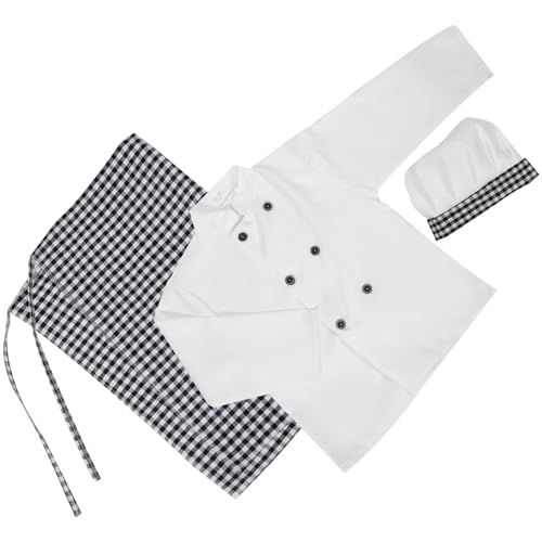 Gatuida 1Satz Koch Outfit für Schürzen Kostüm mit Langer Ärmel für Kreatives und Chef Cosplay Schützt Kleidung und Fördert Praktische Fähigkeiten Gatuida 1Satz Koch Outfit für Schürzen Kostüm mit Langer Ärmel für Kreatives und Chef Cosplay Schützt Kleidung und Fördert Praktische Fähigkeiten von Gatuida
