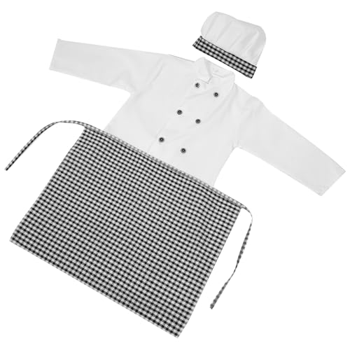 Gatuida 1Satz Kochkostüm für Koch Kleidung mit Schürze und Kochmütze Rollenspiel Outfit für Kleine für Kreative Kochspiele und Backen Fördert Praktische Fähigkeiten Gatuida 1Satz Kochkostüm für Koch Kleidung mit Schürze und Kochmütze Rollenspiel Outfit für Kleine für Kreative Kochspiele und Backen Fördert Praktische Fähigkeiten von Gatuida