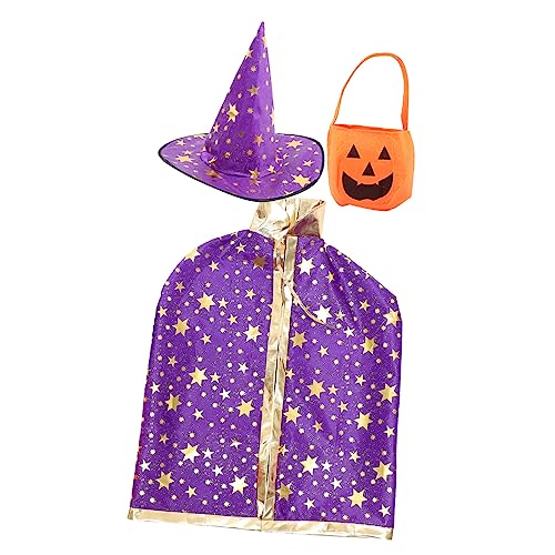 Gatuida 1Satz Kreatives Kürbiskostüm für Teiliges Halloween Cosplay mit Umhang Hut Jungen für Fröhliche Partystimmung Geschenkidee Gatuida 1Satz Kreatives Kürbiskostüm für Teiliges Halloween Cosplay mit Umhang Hut Jungen für Fröhliche Partystimmung Geschenkidee von Gatuida