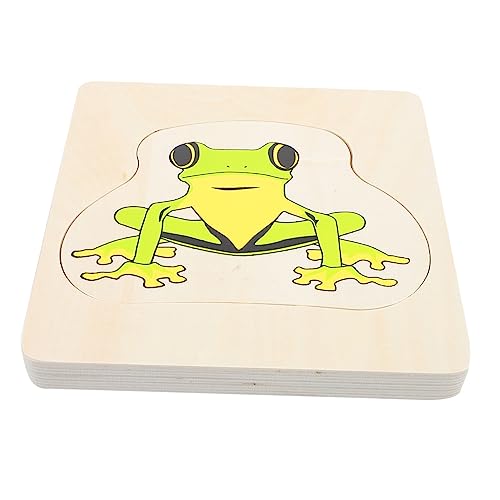 Gatuida 1Satz Multilayer Holz Puzzle für Pädagogisches aus Hochwertigem Holz für Eltern Junge Mädchen Interaktion Tragbar und Leicht zu Handhaben Perfektes für Geburtstage von Gatuida