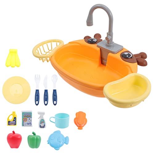 Gatuida 1Satz Spüle mit Fließendem Wasser Rollenspiel Küchenspielzeug mit Automatischer Wasserzirkulation Sichere Langlebige Kunststoffmaterialien für Kreatives Gatuida 1Satz Spüle mit Fließendem Wasser Rollenspiel Küchenspielzeug mit Automatischer Wasserzirkulation Sichere Langlebige Kunststoffmaterialien für Kreatives von Gatuida