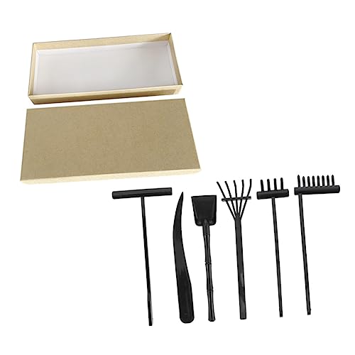 Gatuida 1Satz Zen Garten Rechen Set Teiliges Rechenset für Sandtischdekoration Zubehör für Mediation und Kreative Gestaltung Entspannende Tischdeko für Zuhause Gatuida 1Satz Zen Garten Rechen Set Teiliges Rechenset für Sandtischdekoration Zubehör für Mediation und Kreative Gestaltung Entspannende Tischdeko für Zuhause von Gatuida