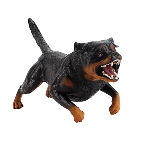 Gatuida 1Stück Rottweiler Modell Hundespielzeug Realistisches Statisches Tiermodell für Dekoration Lernspielzeug Verarbeitung für von Gatuida