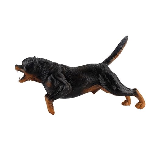Gatuida 1Stück Simulation Rottweiler Hundemodell Realistische Tierfigur zur Dekoration für Hundeliebhaber von Gatuida