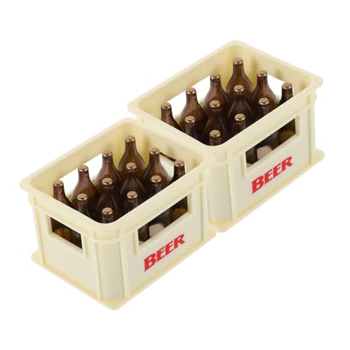 Gatuida 2 Kühlschrankmagnete: Niedliche Weinflaschenkisten-magnetaufkleber, Miniatur-Bier- Und Getränkedekoration, Mini-kiste, Puppenhaus, Glas, Gemischtes Simulationsmodell Gatuida 2 Kühlschrankmagnete: Niedliche Weinflaschenkisten-magnetaufkleber, Miniatur-Bier- Und Getränkedekoration, Mini-kiste, Puppenhaus, Glas, Gemischtes Simulationsmodell von Gatuida