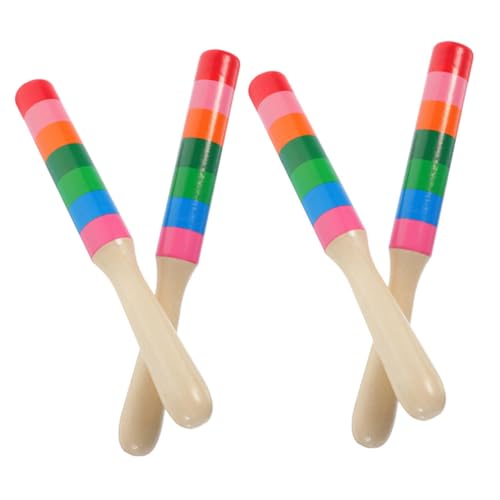 Gatuida 2 Paare Bunte Rhythmusstäbe aus Holz Musikinstrumente für Percussion Sticks Kreativität und Koordination für Musikalische Aufführungen und Spielaktivitäten Gatuida 2 Paare Bunte Rhythmusstäbe aus Holz Musikinstrumente für Percussion Sticks Kreativität und Koordination für Musikalische Aufführungen und Spielaktivitäten von Gatuida