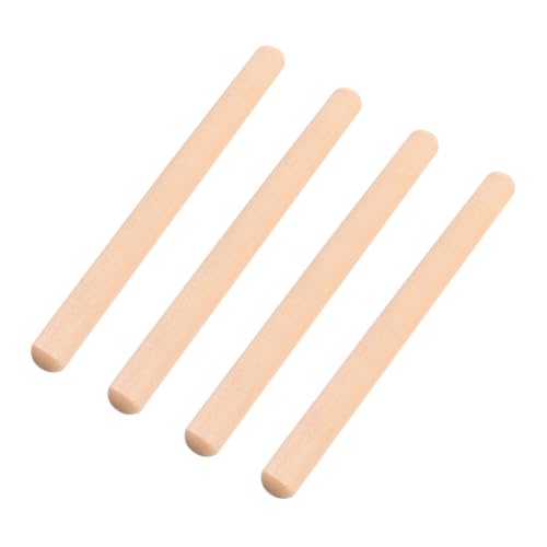 Gatuida 2 Paare Holz Rhythmusstäbe für Langlebige Percussion Sticks aus Hochwertigem Holz Sichere Musikspielzeug Schlaginstrumente zur Rhythmusförderung und Musikalischen Früherziehung von Gatuida