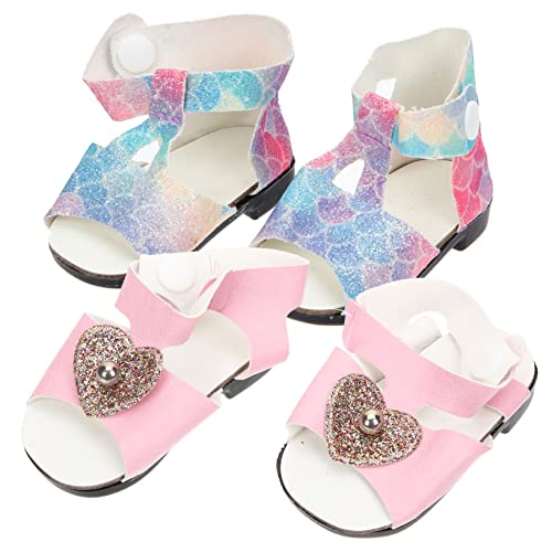 Gatuida 2 Paare Mini Puppenschuhe aus Robustem Kunststoff Sommerliche Miniaturschuhe für Puppen Handgefertigte Verschleißfeste DIY Accessoires für Puppenhaus Dekoration und Kinderspiel Gatuida 2 Paare Mini Puppenschuhe aus Robustem Kunststoff Sommerliche Miniaturschuhe für Puppen Handgefertigte Verschleißfeste DIY Accessoires für Puppenhaus Dekoration und Kinderspiel von Gatuida