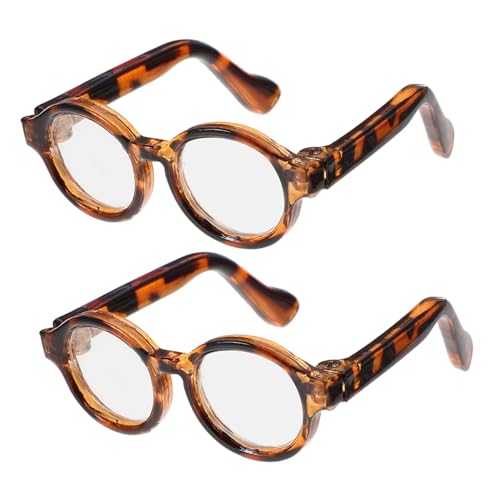 Gatuida 2 Paare Puppe Mini-Brille Puppenbrillen Kostümzubehör für Minipuppen Brille für Puppe kleine Brille stylische Puppensonnenbrille Puppe Requisiten Plastik Leopard Gatuida 2 Paare Puppe Mini-Brille Puppenbrillen Kostümzubehör für Minipuppen Brille für Puppe kleine Brille stylische Puppensonnenbrille Puppe Requisiten Plastik Leopard von Gatuida