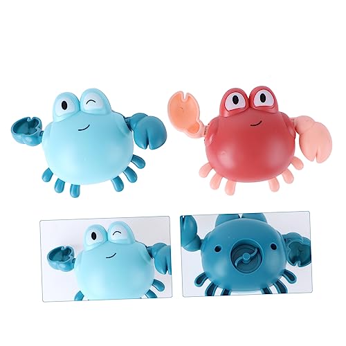 Gatuida 2 STÜCK Teiliges Badespielzeug Krabbe Aufziehspielzeug Wasserspielzeug für Kleinkinder Badewanne Kinderbadezubehör Bunte Sichere Glatte Oberfläche Fördert Zufällige Farbe Gatuida 2 STÜCK Teiliges Badespielzeug Krabbe Aufziehspielzeug Wasserspielzeug für Kleinkinder Badewanne Kinderbadezubehör Bunte Sichere Glatte Oberfläche Fördert Zufällige Farbe von Gatuida