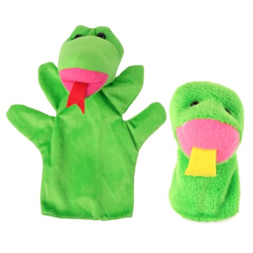 Gatuida 2 STÜCK Teiliges Schlangen Handpuppen aus Langlebigem Material Kinderfreundliches Fingerpuppenspielzeug für Eltern Junge Mädchen Interaktion und Pädagogisches Geschichtenerzählen von Gatuida