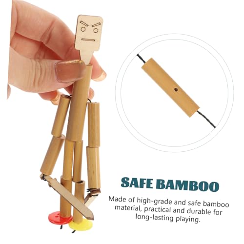 Gatuida 2 Sätze Bambuspuppen DIY Bausatz Interaktives Fingerspielzeug für Fördert Feinmotorik und Reaktionsfähigkeit Kompakt Platzsparend für Eltern Junge Mädchen Spiel und Gatuida 2 Sätze Bambuspuppen DIY Bausatz Interaktives Fingerspielzeug für Fördert Feinmotorik und Reaktionsfähigkeit Kompakt Platzsparend für Eltern Junge Mädchen Spiel und von Gatuida